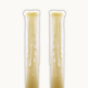 Open image in slideshow, Premium Silicone Candle Sleeves - 2 Pack - Ivory - Bulb 
