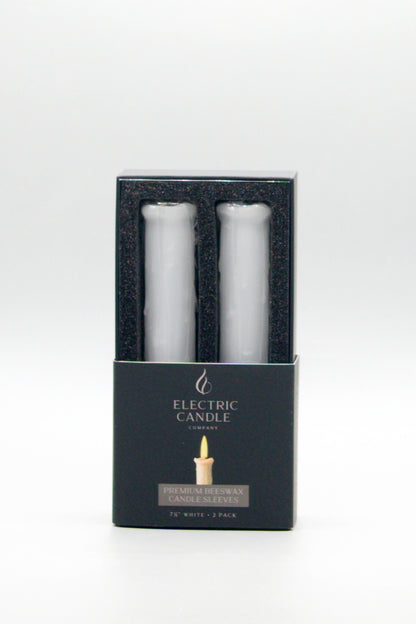 Premium Beeswax Candle Sleeves - Box of 2