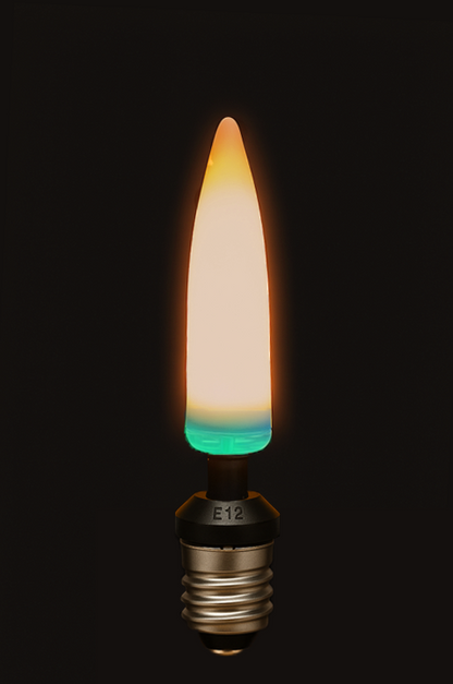 The Inspired Lightbulb - "Nonmoving" LED Bulb - Box of 2