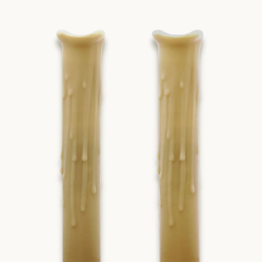 Premium Silicone Candle Sleeves - 2 Pack - Wheat - Bulb 